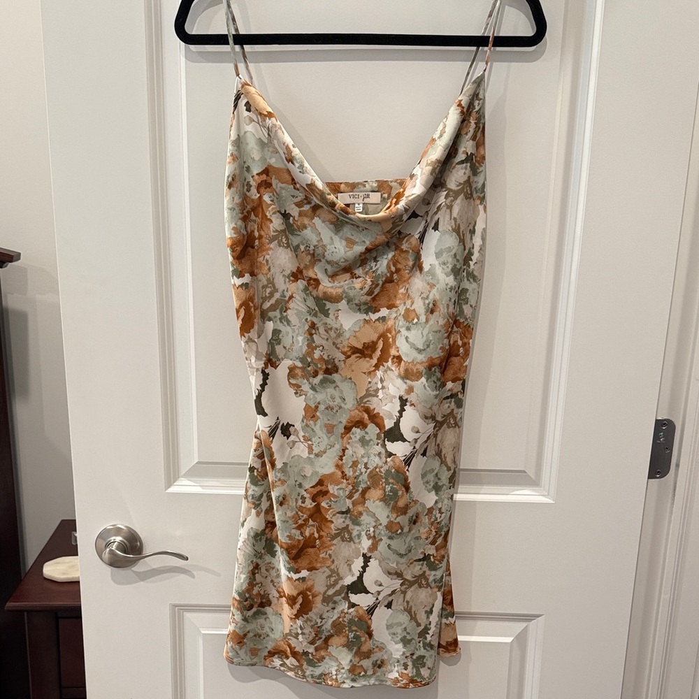Vici Cowl Neck Mini Dress